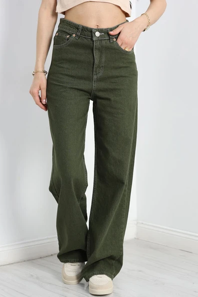 Palazzo Kot Pantolon Haki - 2