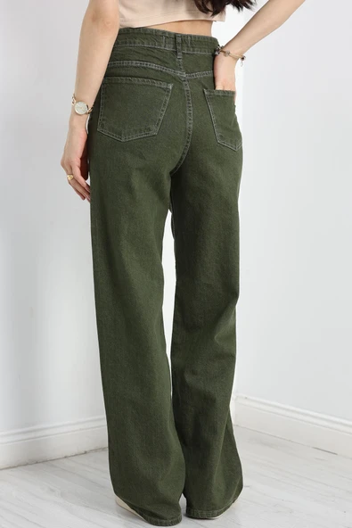 Palazzo Kot Pantolon Haki - 6