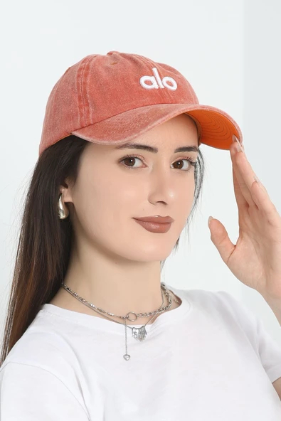 Nakışlı Şapka Kiremit - 2