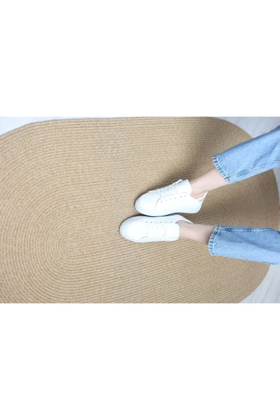 Kalın Tbn Günlük Ayakkabı Beyazgold1 - Resim 5