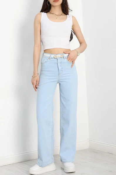 Palazzo Kot Pantolon Buzmavi1 ürün görseli