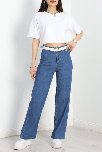 Desenli Cepsiz Palazzo Kot Pantolon Koyumavi ürün görseli