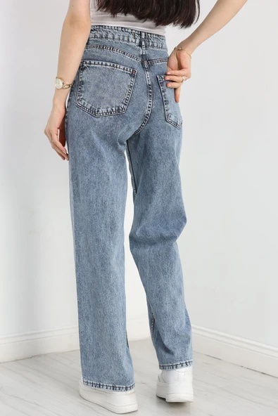 Palazzo Kot Pantolon Mavi1 - Resim 6