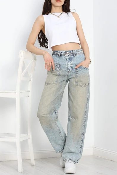 Palazzo Kot Pantolon Tintkahve - 3