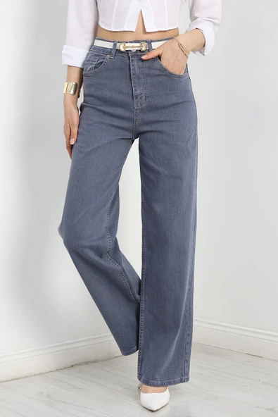 Palazzo Kot Pantolon Mavi6 - 5