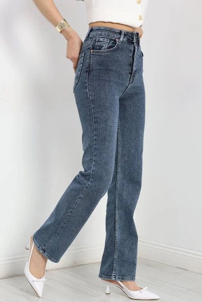 Palazzo Kot Pantolon Mavi7 - 5