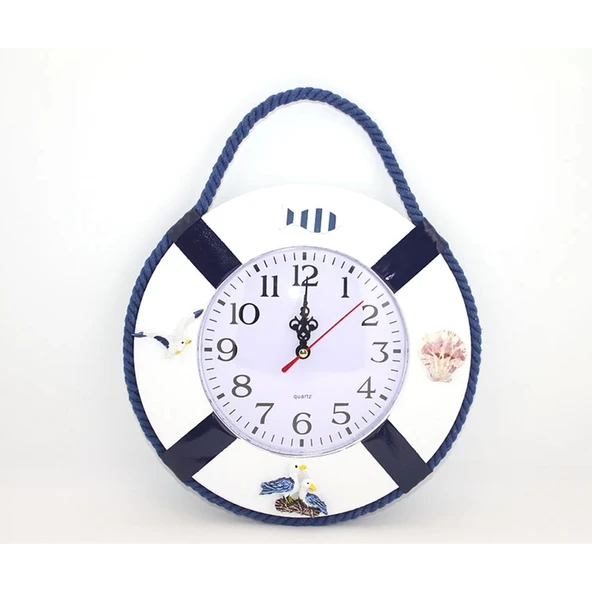 Ahşap Marin Duvara Asmalı Saat Alk2460 ürün görseli 1