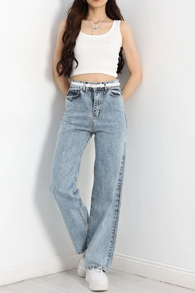 Palazzo Kot Pantolon Buzmavi9 - Resim 4