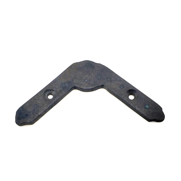 Antika Tarz Dekoratif Pirinç Dövme Gönye - Üst, 80x80mm, Oksit - 2