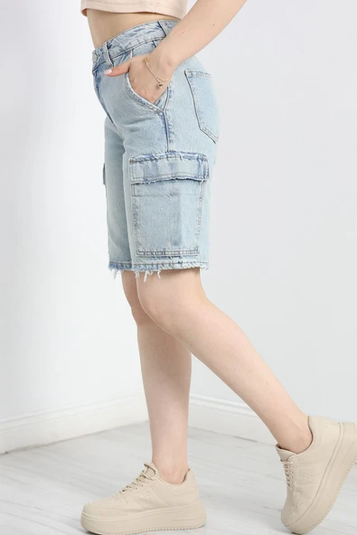 Kot Şort Buzmavi - 3