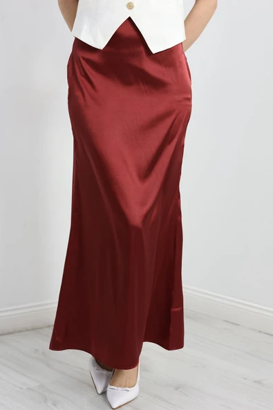 Saten Etek Bordo - 5