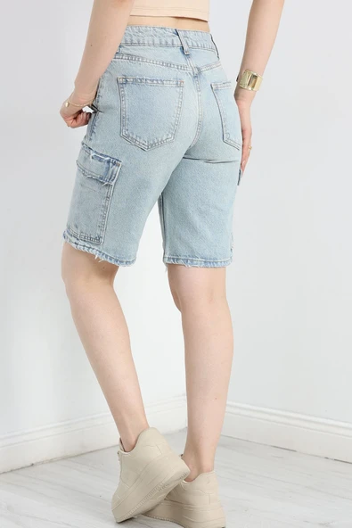 Kot Şort Buzmavi - 7