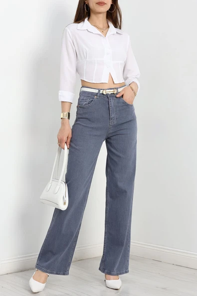 Palazzo Kot Pantolon Mavi6