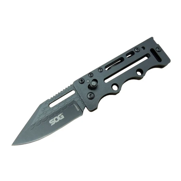 Sog Ac77bk Siyah Yaprak Kamp Çakı 15 Cm - Metal Sap, Kılıflı ürün görseli