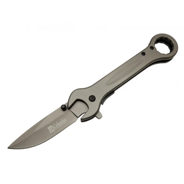 8000b Anahtar Görünümlü Siyah Kamp Çakı 19 Cm - Otomatik, Metal Sap ürün görseli