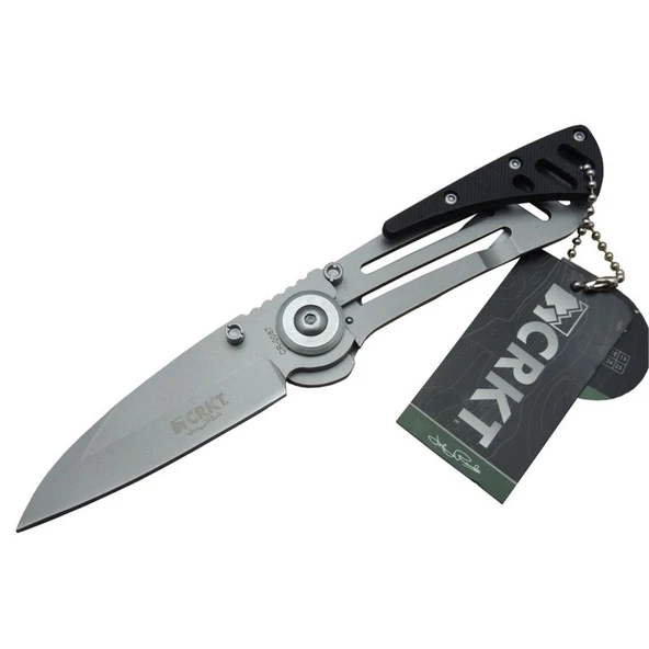 Crkt Cr 0087 Bk Kamp Çakı 18 Cm - Metal Saplı, Otomatik, Kılıflı - Resim 2
