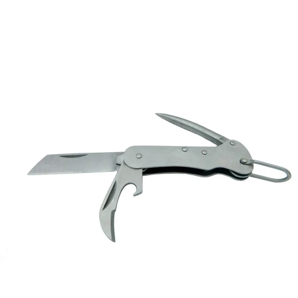 Pk 153 Gümüş Gemici Çakı 9,5 Cm - Metal Sap, Manuel - Resim 2