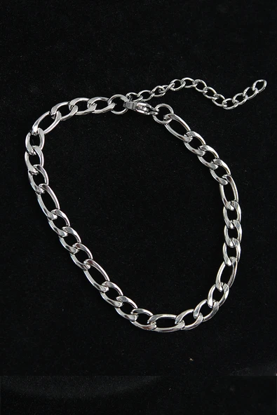 316L Çelik Klasik Model Gümüş Renk Erkek Bileklik - TJ-EB3745 ürün görseli 1