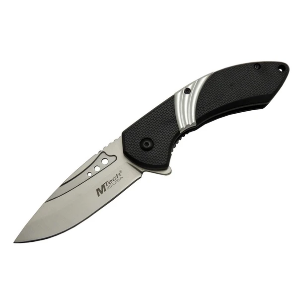 4214 Beyaz Kamp Çakı 20cm- Yarı Otomatik, Oluklu ürün görseli