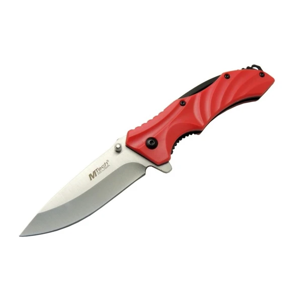 4312 Kırmızı Kamp Çakı 20cm - Yarı Otomatik ürün görseli