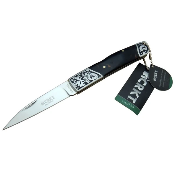 Crkt Cr 0144 Khv Kamp Çakı 18 Cm - Sedef Saplı, Kılıflı, Kutulu - Resim 2