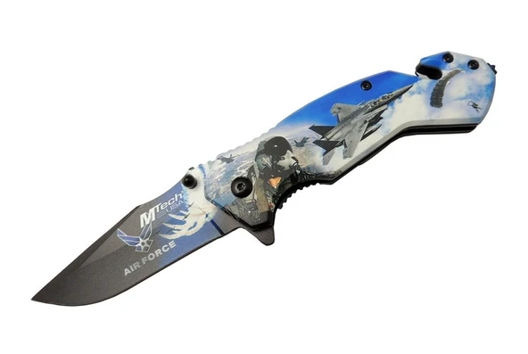 4 23 4 Air Force Kurtarma / Kamp Çakı 20cm - Yarı Otomatik, Cam Kırma Ve İp Kesme Aparatlı ürün görseli