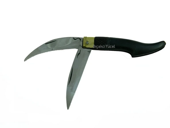 Tosya Küçük Çiftli Testereli Bıçkı Çakı 14 Cm - Plastik Saplı, Manuel ürün görseli