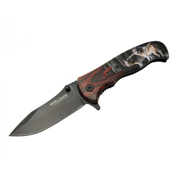 Kurtlu Çakı 20 Cm Yarı Otomatik ürün görseli