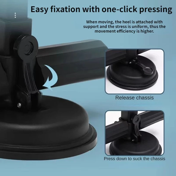 Mekik Çekme Spor Aleti Ayak Destekli Vantuzlu - 11