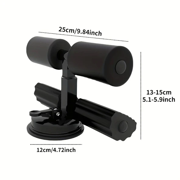 Mekik Çekme Spor Aleti Ayak Destekli Vantuzlu - 9