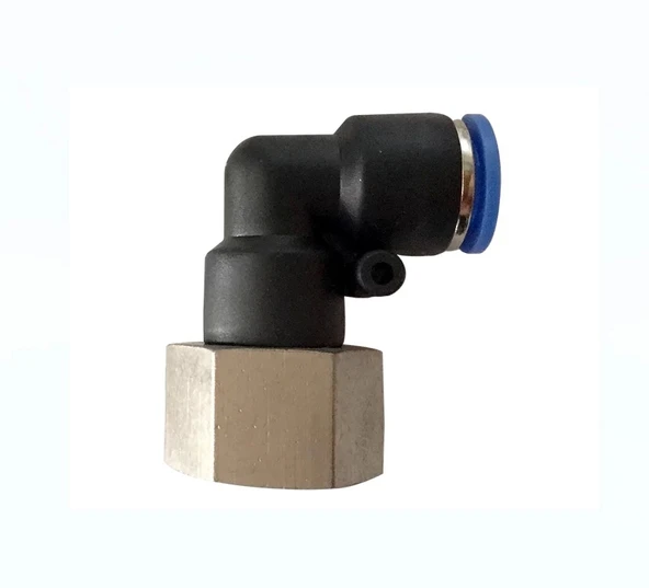 Pnömatik Dişi Dirsek Bağlantı 12mm - 1/8 - Resim 3