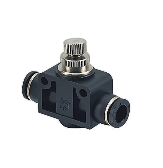 Pnömatik Hat Tipi Hız Ayar Valfi 10mm ürün görseli 1