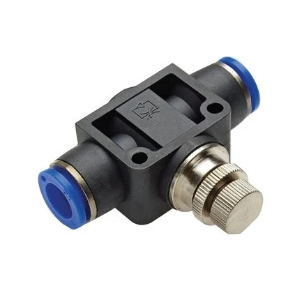 Pnömatik Hat Tipi Hız Ayar Valfi 10mm - Resim 2