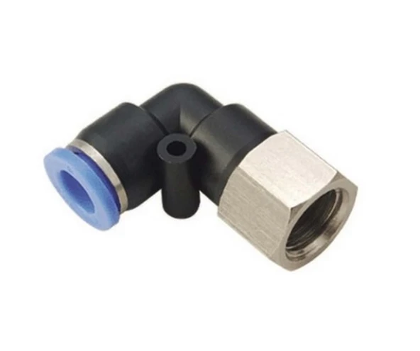 Pnömatik Dişi Dirsek Bağlantı 8mm - 3/8 - Resim 3