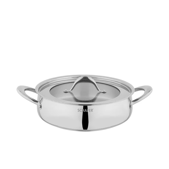 Schafer Galaxy Çelik Tencere Seti 8 Parça-Inox - 3