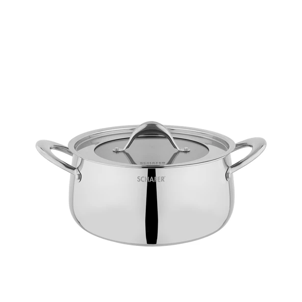 Schafer Galaxy Çelik Tencere Seti 8 Parça-Inox - 2