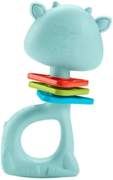 Fisher Price Eğlenceli Dostlar Çıngıraklı Dişlik - Tırtıklı Ceylan HJW11-HKD68 - Resim 2