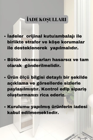 DEWOODY Banyo Dolabı Tek Kapaklı 5 Bölmeli Çok Amaçlı Dolap - 5