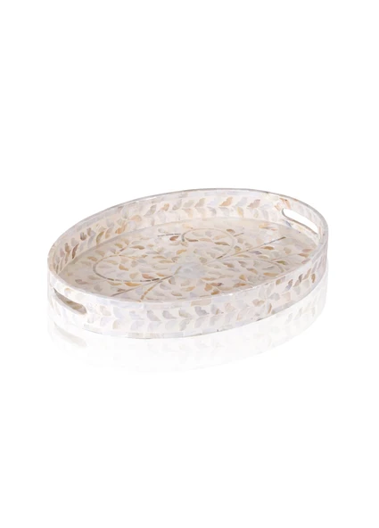 The Mia Sedef Oval Tepsi 50x36x6 cm TLC0078