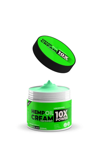 LENOBIOTICS Özlü Eklem Ve Gidermeye Yardımcı Etkili Formüllü Hemp Oil Cream 100ml