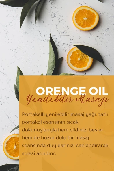 Thaialura 200ml Yenilebilir Portakallı Masaj Yağı Etkili Spa Masaj Yağı Rahatlatıcı Nemlendirici - 6