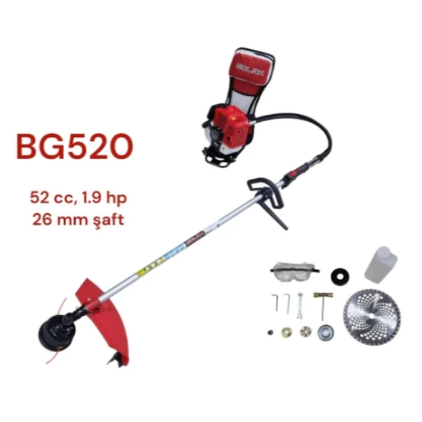 Kmtmak Solax Bg520 Sırt Tipi Motorlu Tırpan - 1