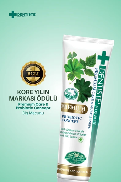 Dentiste Plus White Premium Care Prebiotik Konsept Diş ve Dişetleri İçin Koruma Diş Macunu 100g - 3