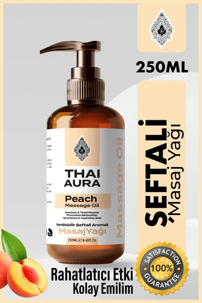 Thaialura 3x250ml Şeftali, Çilek Ve Böğürtlen Orman Meyveli Aromaterapi Masaj Yağları Ve - 3