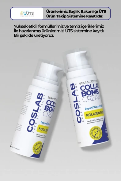 COSLAB Anti-Scar Yoğun Nemlendirici Yara ve İz Görünümünü Azaltıcı Hyaluronik Asitli Krem 50 ml - 4