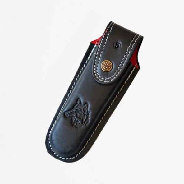 Kurt Figürlü Hakiki Deri Çakı Kılıfı No:2, 12 X 4 Cm Tg-53-vice/(1395) 1476 ürün görseli