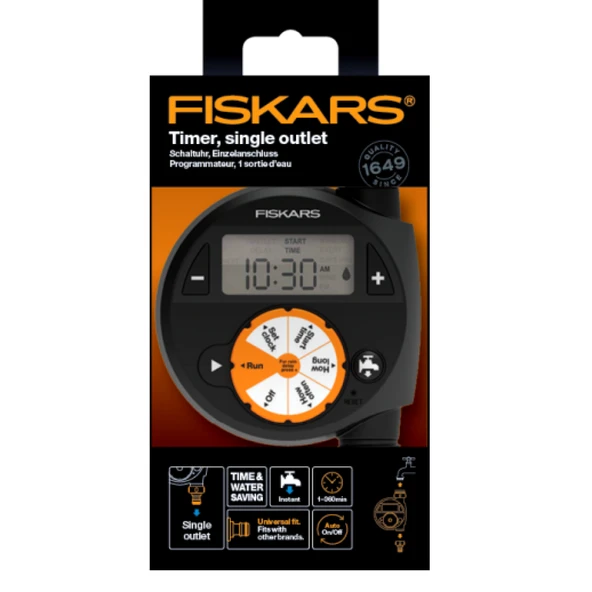 Fiskars 1054791 Sulama Bilgisayarı - Su Zamanlayıcı - 2