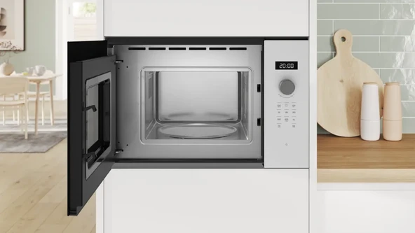 Bosch Serie 4 BFL524MW2 20 lt Beyaz Ankastre Mikrodalga Fırın - 4