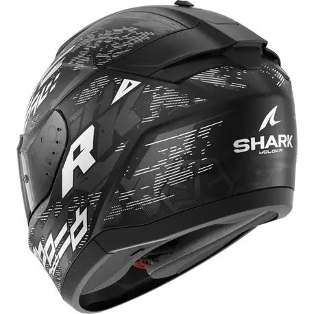 Kask Shark Rıdıll 2 Molokai Mat Kapalı Siyah/Gri - Resim 3