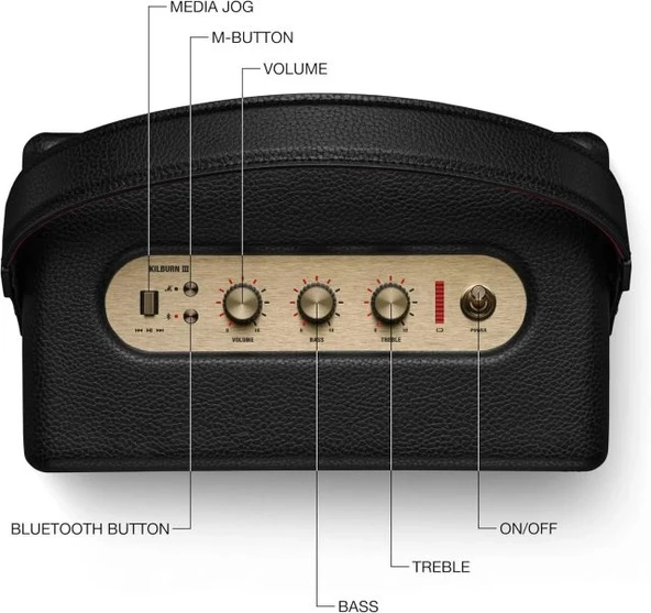 Marshall Kilburn II Taşınabilir Bluetooth Hoparlör - 6
